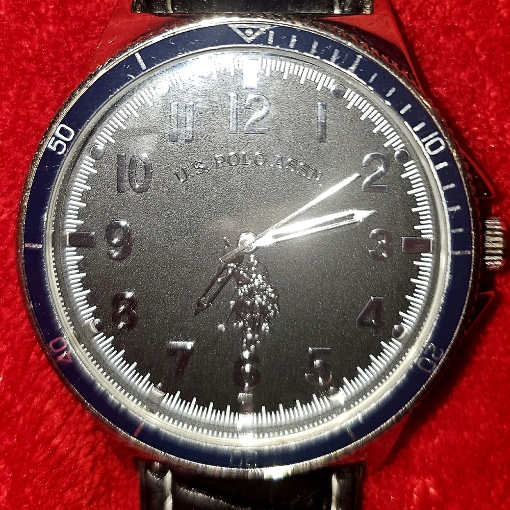 MENS BLACK US POLO Watch